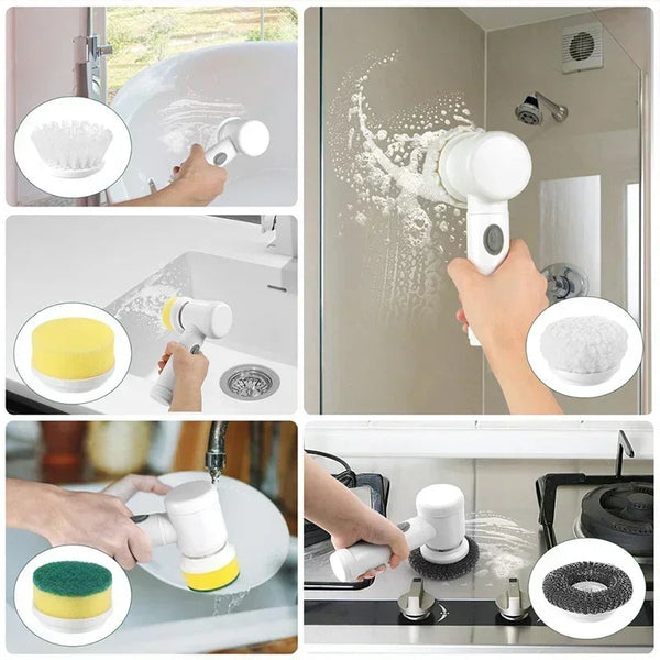 PowerSpin Pro Cordless Scrub Brush Kit