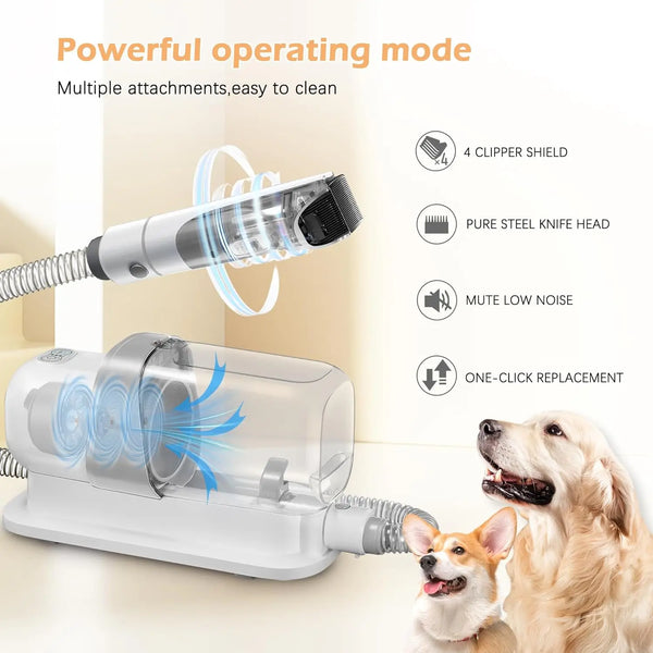 QuickClean Pet Grooming Vacuum Kit