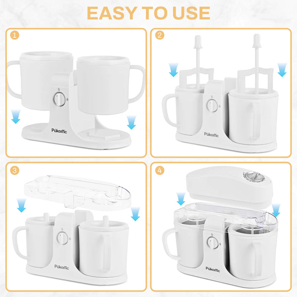 Suslas Dual Bowl Ice Cream Maker